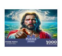 Jesus - Religion Puzzle Impossibili 1000Pcs Decorazione La Casa Giochi Rilassamento E Intelligence Per Adulti E Ragazzi Da 14 Anni 38x26cm/1000pcs
