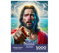 Jesus - Religion Puzzle Premium Per Il Relax Consapevole Serale, Integra Fantasy E Combina Concentrazione Pazienza E Piacere Duraturo Durante L’assemblaggio 70x50cm/1000pcs