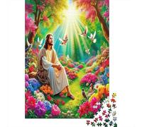 Jesus - Religion Puzzle Sfidare 1000 Puzzle Teenagers Educa Decorazione Della Casa Regalo 1000pcs (75x50cm)