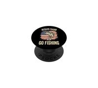 Jesus Said Go Fishing PopSockets PopGrip Adesivo
