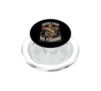 Jesus Said Go Fishing PopSockets PopGrip per MagSafe
