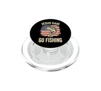 Jesus Said Go Fishing PopSockets PopGrip per MagSafe