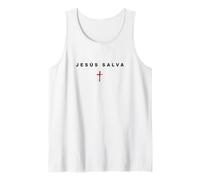 JESÚS Salva - Christian Faith Cross Gospel Minimal (Spanish) Canotta