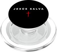 JESÚS SALVA - Christian Faith Cross Gospel Minimal (SPANISH) PopSockets PopGrip per MagSafe