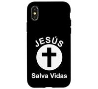 Jesús salva vidas | Christian Bible Verse Religious Faith Custodia per iPhone X/XS