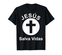 Jesús Salva vidas | Christian Bible Verse Religious Faith Maglietta