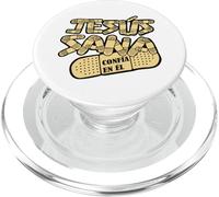 Jesús sana, confía en él PopSockets PopGrip per MagSafe