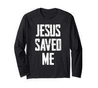 Jesus Saved Me Maglia a Manica