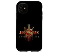Jesus Saved My Life Christian Religious Jesús salvó mi vida Custodia per iPhone 11