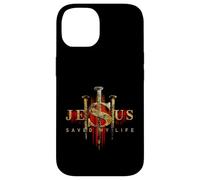 Jesus Saved My Life Christian Religious Jesús salvó mi vida Custodia per iPhone 14