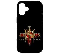 Jesus Saved My Life Christian Religious Jesús salvó mi vida Custodia per iPhone 16