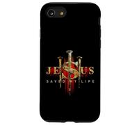Jesus Saved My Life Christian Religious Jesús salvó mi vida Custodia per iPhone SE (2020) / 7 / 8