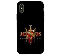 Jesus Saved My Life Christian Religious Jesús salvó mi vida Custodia per iPhone X/XS