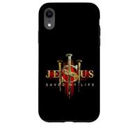 Jesus Saved My Life Christian Religious Jesús salvó mi vida Custodia per iPhone XR