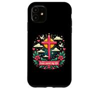 Jesus Saved My Life cross Christians Bible Religious Custodia per iPhone 11