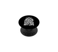 Jesus Saved My Life PopSockets PopGrip Adesivo