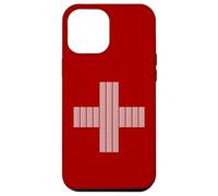 Jesus Saves Cross Repeating Minimal Christian Faith (Red) Custodia per iPhone 12 Pro Max