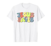 Jesus Saves - Hippie Fiore Bambino Stile Maglietta