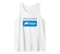 Jesus Saves! Share! Minimal Text Evangelism Gospel Canotta