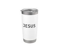 Jesus Saves! Share Node Minimal Text Evangelism Gospel Bicchiere termico in acciaio inox doppia parete