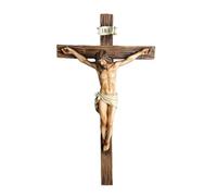 Jesus Statue - Resin 24.5cm, Religious Decor Sculpture, Christian Decoration Table Display Piece | Detailed Spiritual Design Artwork, Resin Sculpture, Religious Decor For Home, Church, Bookshelf, Room