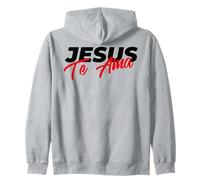 Jesús Te AMA Felpa con Cappuccio