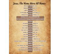 Jesus, The Name Above All Names Composition Notebook: Glossy Finish ~ Cream Paper ~ Wide Ruled ~ Watermark @ Page 51