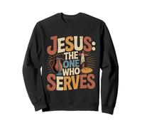 Jesus The One Who Serves Pickleball Religioso Felpa