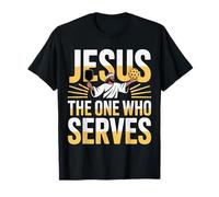 Jesus The One Who Serves Pickleball Religioso - Maglietta