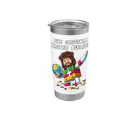 Jesus The Original Master Builder Christian Cross Faith Bicchiere termico in acciaio inox doppia parete