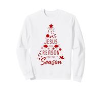 Jesus The Reason for The Season - Christmas Family White Felpa