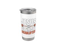 Jesus The Ultimate Deadlifter Bicchiere termico in acciaio inox doppia parete