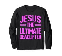 Jesus The Ultimate Deadlifter - Deadlifter per Sollevamento Pesi Maglia a Manica