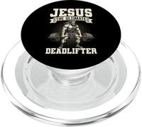 Jesus The Ultimate Deadlifter Divertente sollevamento pesi cristiano PopSockets PopGrip per MagSafe