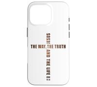 JESUS the WAY the TRUTH and the LIFE - John 14:6 Cross Custodia per iPhone 16 Pro