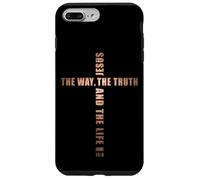 JESUS the WAY the TRUTH and the LIFE - John 14:6 Cross Custodia per iPhone 7 Plus/8 Plus