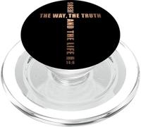 JESUS the WAY the TRUTH and the LIFE - John 14:6 Cross PopSockets PopGrip per MagSafe