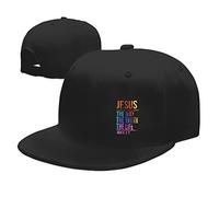 Jesus The Way The Truth The Life Donna Uomo Cappellino da Baseball Classic Cappello Trucker Confortevole Berretto da Baseball per Pesca Ciclismo Corsa