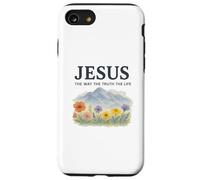 Jesus The Way The Truth The Life Watercolor Mountains Custodia per iPhone SE (2020) / 7/8