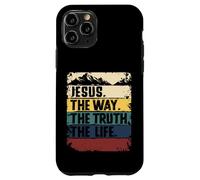 Jesus The Way Truth Life Women Men Kids Christian Worship Custodia per iPhone 11 Pro