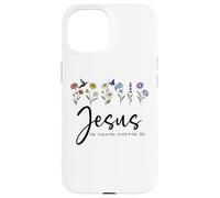 Jesus the Way Truth the Life Christian Bible Verse God Quote Custodia per iPhone 15