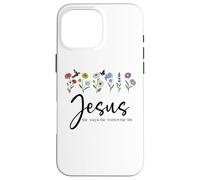 Jesus the Way Truth the Life Christian Bible Verse God Quote Custodia per iPhone 16 Pro Max