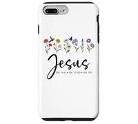 Jesus the Way Truth the Life Christian Bible Verse God Quote Custodia per iPhone 7 Plus/8 Plus