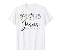 Jesus The Way Truth The Life Christian Bible Verse God Quote Maglietta