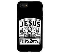 Jesus Tips 20% Scherzi del cameriere del barista |------ Custodia per iPhone SE (2020) / 7 / 8