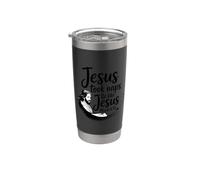 Jesus Took Naps Be Like Jesus Bicchiere termico in acciaio inox doppia parete