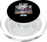 Jesus vs Satan Playing Basketball - Not Today Satan PopSockets PopGrip per MagSafe