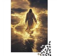 Jesus Walking On Sea 1000 Componenti Carta Spessa Puzzle Familiare Livello Di Difficoltà Equilibrato Intrattenimento Fine Settimana A Domicilio Divertente 52x38cm/1000pcs