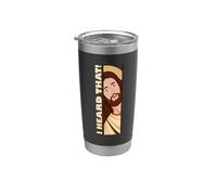 Jesus Watching Peeking Ho sentito quel divertente meme cristiano Bicchiere termico in acciaio inox doppia parete