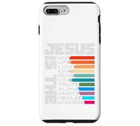 Jesus Way Light King Rock Vine Life Truth Alpha Healer Omega Custodia per iPhone 7 Plus/8 Plus